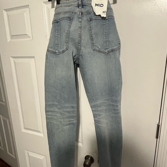 Rag & Bone Blue High Rise Jeans with Modern Fit (NWT)